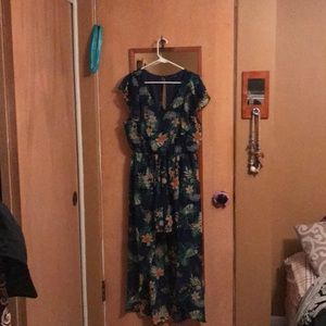 Romper with long back